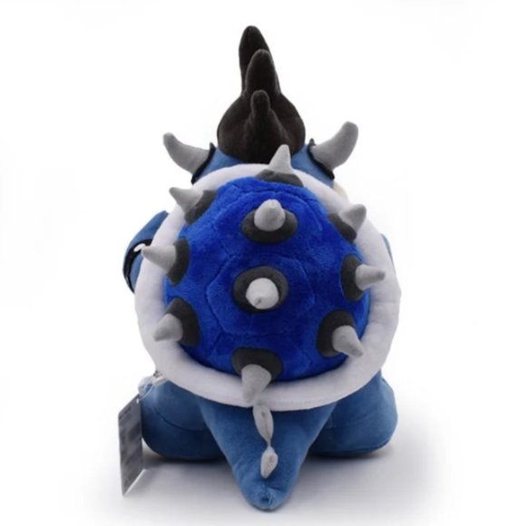 Mario Dark Blue Bowser King Koopa Plush Stuffed Animal 10" - Picture 5 of 5
